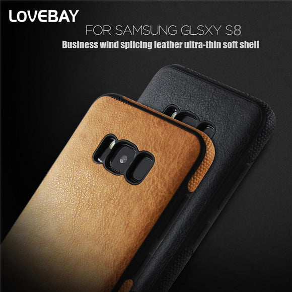Leather Shockproof Case Samsung Galaxy S7 Edge