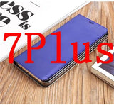 Clear View Flip Case for iPhone 7+/8+