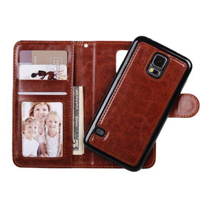 Detachable Leather Wallet Case for Samsung Galaxy S7