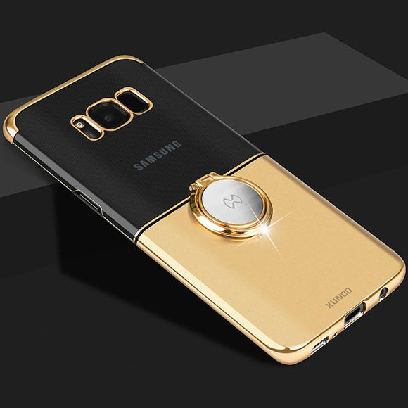 Luxury Transparent Gold Case for Samsung Galaxy S8