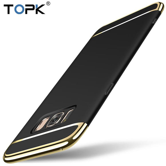 Black With Gold Trim Case for Samsung Galaxy S8 Plus