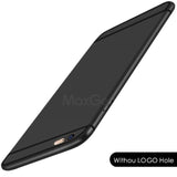 Luxury Black Matte Soft Silicon Case for iPhone 7/8