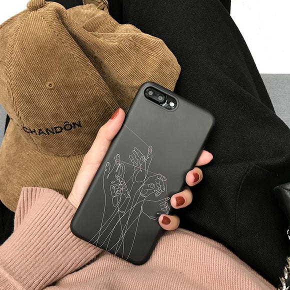 Soft TPU Puppet Line Case for iPhone 7+/8+