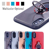 Bracketed Smooth Plastic Case for iPhone X