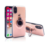 Bracketed Smooth Plastic Case for iPhone X