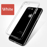 Clear Silicon Soft TPU Case for iPhone 7+/8+