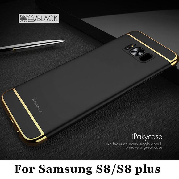 Black With Gold Trim Case for Samsung Galaxy S8