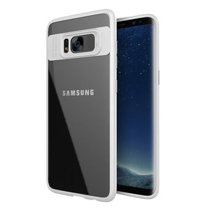 TPU and Acrylic Transparent Back Cover Case for Samsung Galaxy S8